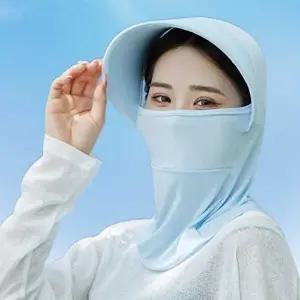 썬캡 햇빛가림모자 햇빛차단 페이스마스크 야외 쿨