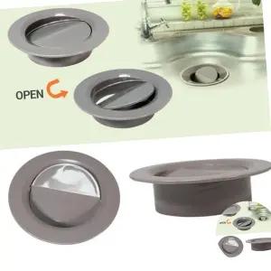 싱크대덮개 자동 배수구 덮개(소) 자동개폐 싱크마개 싱