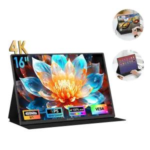 제우스랩 Z16K 휴대용 모니터 고화질 4K UHD 16인치 포터블 보조 모니터