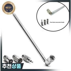F헤드-3.5mm TV 헤드 FM 라디오 안테나 교체 텔레스코픽 타입 수 플러그 커넥터 어댑터 리시버 앰프