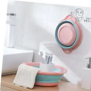 접이식 듀올 폴딩대야 고무다라이 세수대야 세차 캠핑