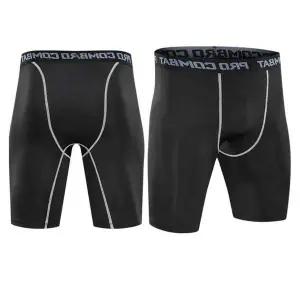 남성 FM254540 운동 헬스 크로스핏 속바지느낌 5부 레깅스 팬츠