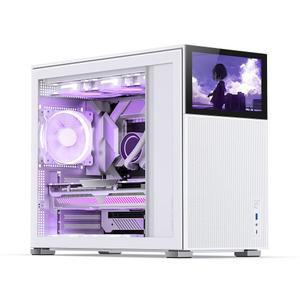 JONSBO D41 MESH SC 화이트 ATX 컴퓨터 케이스, PC 케이스/지원 RTX 4090(335-400mm) GPU 360/280AIO, Power A-TX/SFX: 100mm-220mm 멀티 툴 프리 디자인,