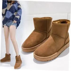 캐주얼부츠 여성 가볍고 따뜻한 털안감 일상 겨울 숏 털부츠