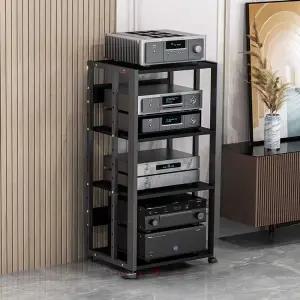 노래방 오디오 랙 콘솔 선반 보관함 장식장 캐비닛 4단 B형