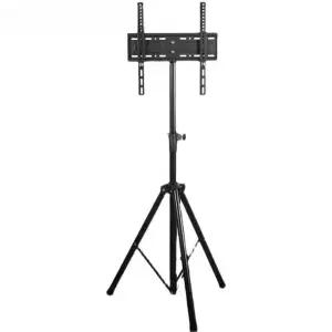 플로어 거치대 tv브라켓 삼각대 텔레비전 이동식 높이조절 받침대 스탠드 범용