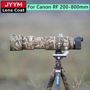 Canon RF 200-800mm 렌즈 위장 코트 방수 레인 커버 슬리브 케이스 나일론 천 F6.3-9 IS USM