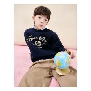 매장정품 [빈폴키즈] 레터링 자수 기모 스웨트 셔츠 네이비 (BI5X41U12R) 243675