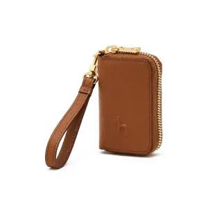 [롯데백화점]헤지스ACC [백화점신상]HIHO6E241W2_남여공용 브라운 양각로고 소가죽 키홀더