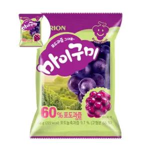 (제스트)포도 마이구미 오리온제과 X 20개 79g 과일 간식