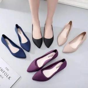 말랑말랑 ZI228122 4컬러 추천 젤리 슈즈 꾸안꾸 여름 플랫 단