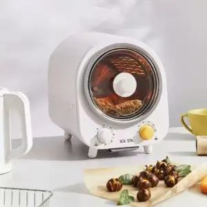 삼겹살 통돌이 자동 캠핑 돌돌이 빨간색 자동회전 구이기