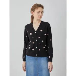 [하프클럽/] 플로럴 인타르시아 가디건 VOBBC5S1151