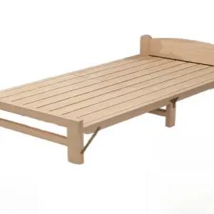 싱글 침대 프레임 원목 깔판 접이식 평상 목재 정원 폴딩 난간 벤치 이동식 우드 1인용