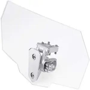 골드윙 투어링 바이크를 위한 유니버설 모터사이클 윈드실드 익스텐더 조절식 윈드 디플렉터 투명 스포일러