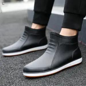 남성레인부츠 AL839 12큰장화 검정 빅사이즈고무 반목 방수화 장마철 패션 남자 물장화