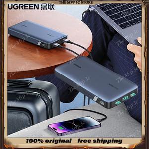 UGREEN 140W 25000/20000mAh 전원 은행 대용량 고속 충전 모바일 노트북 맞춤형