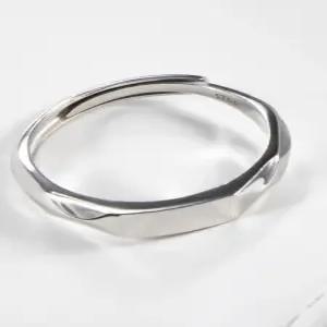 프로젝터 빛반사 커플반지 특이한 스냅 아이러브유 패션반지 커플링 은색 커플 소재 가능