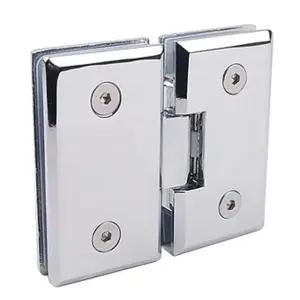 샤워부스 유리경첩 (유리대유리180)밖5도 프로파일유리경첩