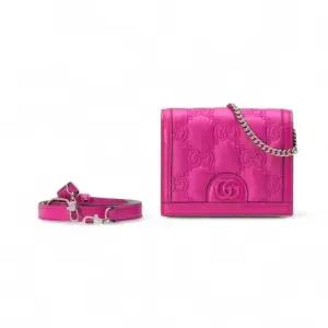 [명품] GG 마틀라쎄 미니 메신저 크로스백 핫핑크 723777 FABK9 5422