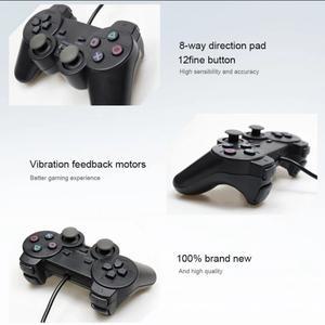 PS2 콘솔용 호환 유선 아날로그 컨트롤러 게임패드 조이스틱 듀얼쇼크 진동 조이패드