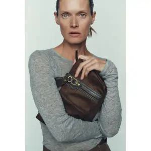 ZARA 링 미니 토트백 - 브라운