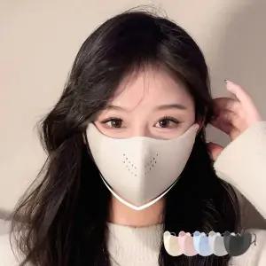 소프트 마스크 다회용 숨구멍 홀 남녀공용 사이즈조절