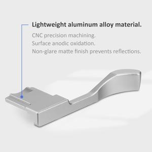 호환 Haoge THB-XVS 금속 엄지 그립 업 레스트 핸드 Fujifilm X100VI 카메라 액세서리 실버 핫슈