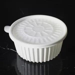 탕용기 BF225파이 감자탕용기 중 200세트 일회용 포장