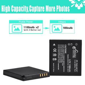 DMW-BCK7 BCK7 NCA-YN101G 배터리 및 LED 충전기, 파나소닉 루믹스 DMC-FP7 DMC-FS16 DMC-FS18 DMC-FS22 DM