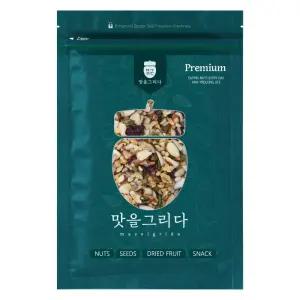 맛을 그리다 뿌려먹는 견과 토핑 블랙 믹스너트 500g 500g 1개