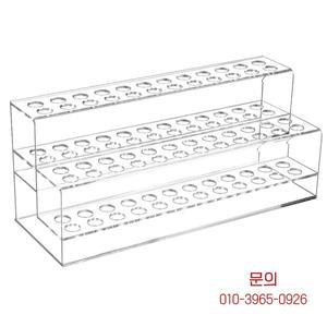 플라스틱 페인트 브러시 홀더 펜 정리대 책상용 투명 연필 크레용 보관 선반 다중 구멍 디자인 전시대