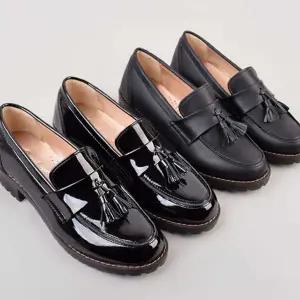 태슬 로퍼 데일리 키높이 단화 여성 태슬 로퍼 통굽 구두 워커