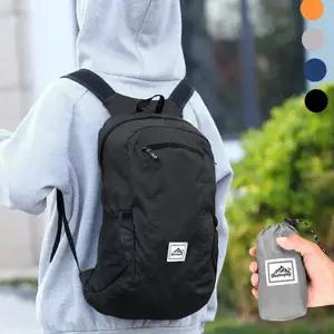 초경량 접이식 백팩 기내용 휴대용 백팩 여행용 캠핑 배낭