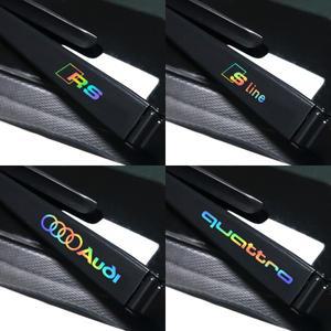 아우디 S라인 콰트로 RS TT A4 A5 A6 A7 A8 Q6 Q7용 자동차 스타일링 도어 핸들, 사이드미러, 와이퍼 데칼