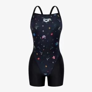 [백화점 정품] 아레나 홀리플라이 3부 반신 크로스백 수영복 A5FL1LH02 BLK