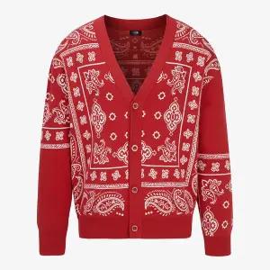 [노스페이스] [노스페이스 공식] NJ5SR55B 남성 페이즐리 가디건 RED