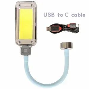 충전식 자석자바라 작업등 ZJ-103 / LED 스탠드 자석작업등 각도조절 플렉시블