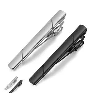 남자넥타이핀 남성 정장 고급 넥타이핀 블랙