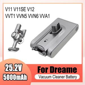 Dreame V11 V12 VVT1 VVN6 교체 배터리 무선 진공 청소기 18650 용 새 팩