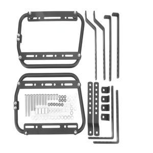 분리형 바이크 오토바이 사이드 케이스 브래킷 혼다 스즈키 가와사키 용 호환 범용 호환 알루미늄 합금 수