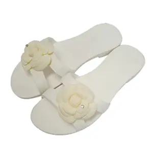 신우실업 거실화 뷰티플러스 다용도화 미끄럼방지 편안한 슬리퍼 화이트 (화이트꽃) 거실슬리퍼