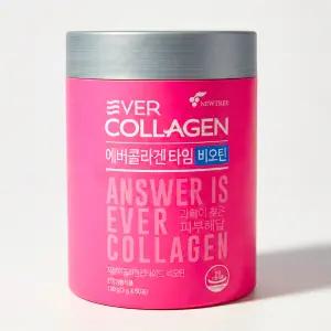 에버콜라겐 타임비오틴 50포(150g) 1통 50일분 저분자 펩타이드 피쉬 콜라겐