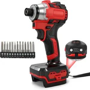 밀워키 18V M18 배터리(배터리 미포함)용 무선 임팩트 드라이버 1/4인치 1800인치 In-lbs 브러시리스 드릴