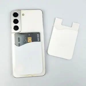 부착형 휴대폰 카드 지갑 화이트 스마트폰 카드 포켓