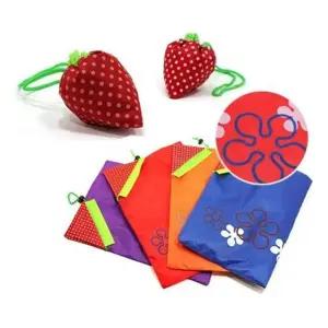 (지나산업) 딸기시장바구니 마트 비닐대체 필수품 장바구니 시장바구니