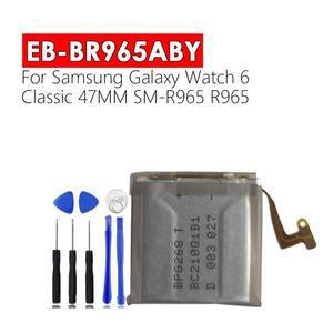 삼성 호환 갤럭시 호환 워치 6 클래식 47MM SM-R965 R965 EB-BR965ABY 417mAh 스마트 배터리용
