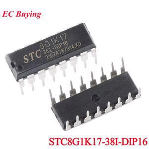 5Pcs/1pc STC8G1K17 DIP16 STC 단일 칩 마이크로 컨트롤러 IC