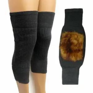 BS 방한 무릎 보호대 호피 2개