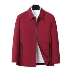 남성용 가을 캐주얼 보온 비즈니스 재킷 숄카라 자켓 OP3